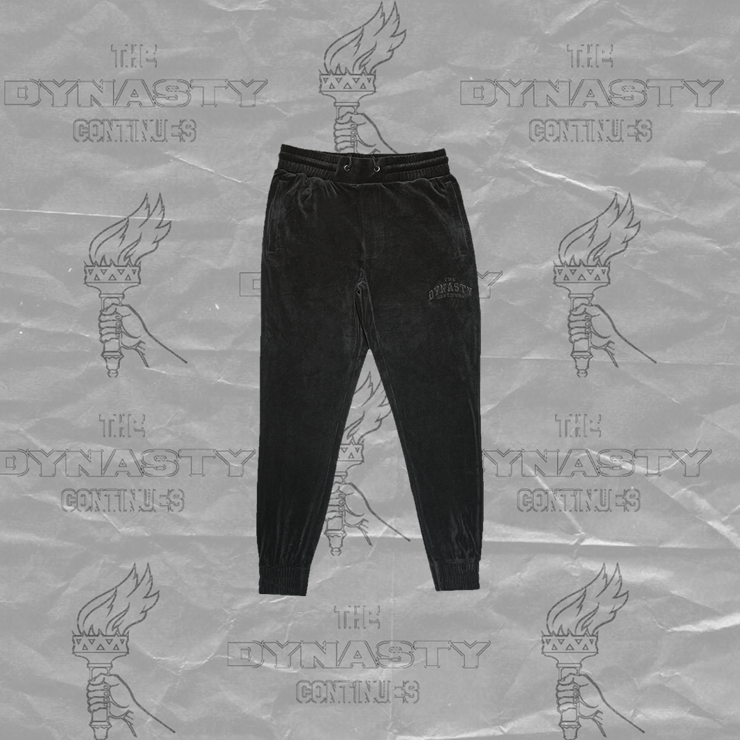 Black Velour Pants