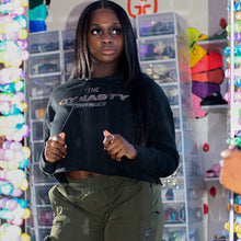 Load image into Gallery viewer, Womens Swarovski Crop Hoody
