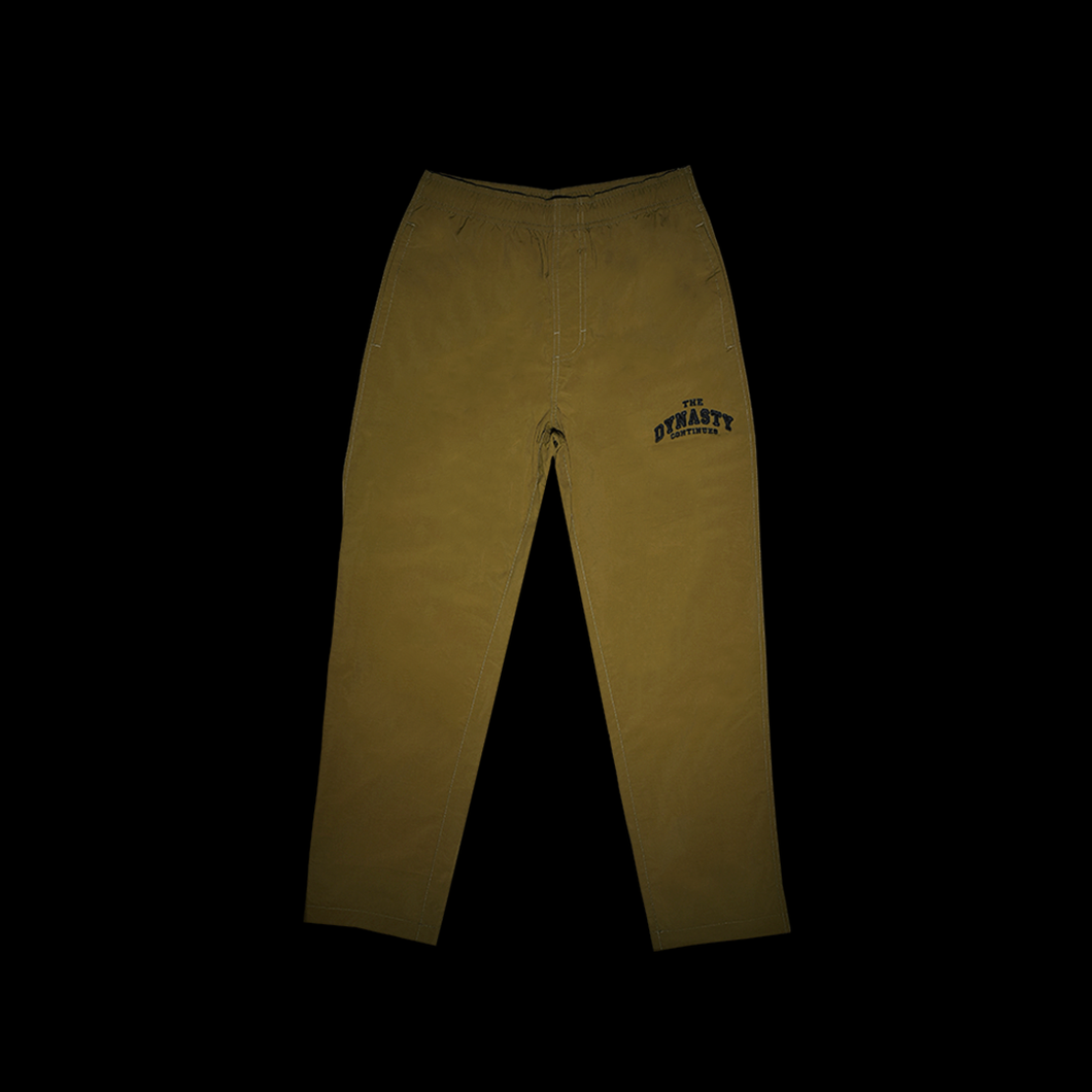 Olive Nylon Pants