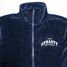 Load image into Gallery viewer, Navy Velour Jacket
